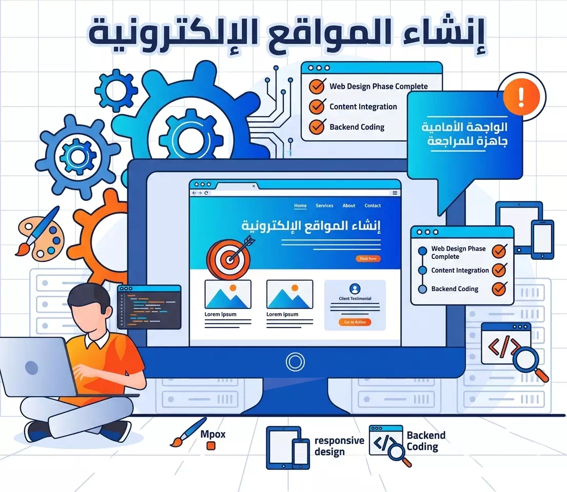 إنشاء المواقع الإلكترونية